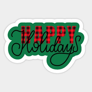 Happy Holidays - Christmas Gift - Christmas Tshirt Sticker